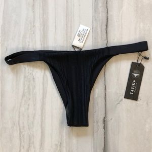 NWT Tavik Swim Heather Bikini Bottom BLK XS, M & L